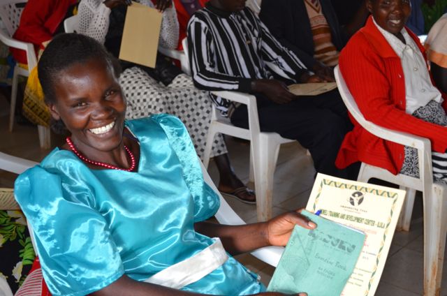 Women are grateful for the new knowledge and the also  receive a certificate at the end of the week.